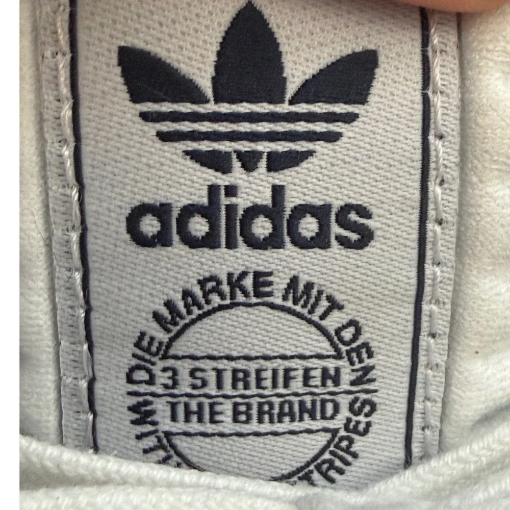 Adidas Samba XLG White Night Indigo Denim Sneakers Gum Sole Unisex M 7 / W 8.5
